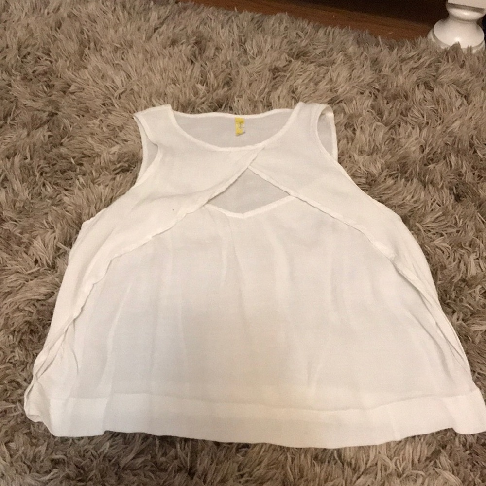 free people peep hole top size XS